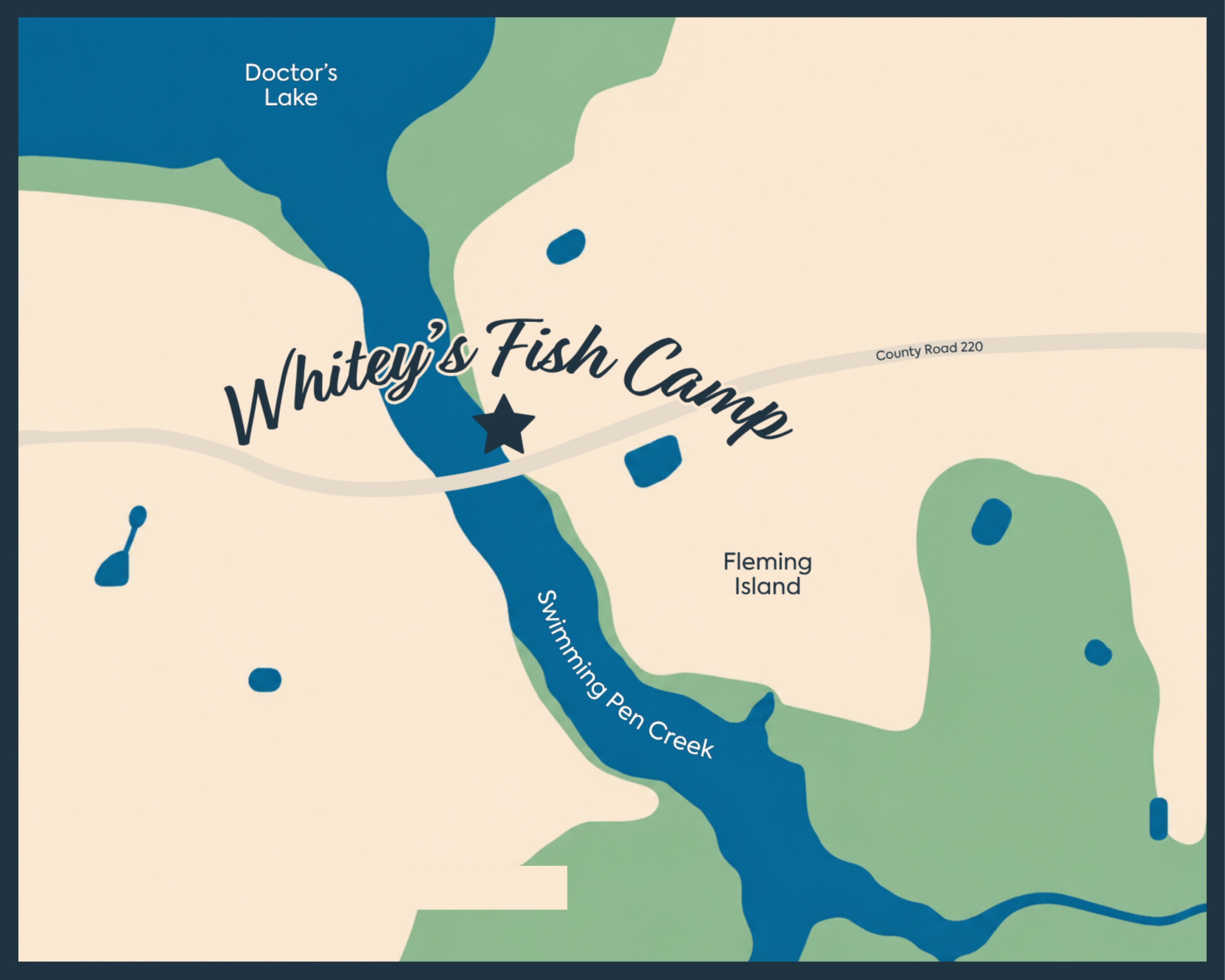 Map to Whitey's